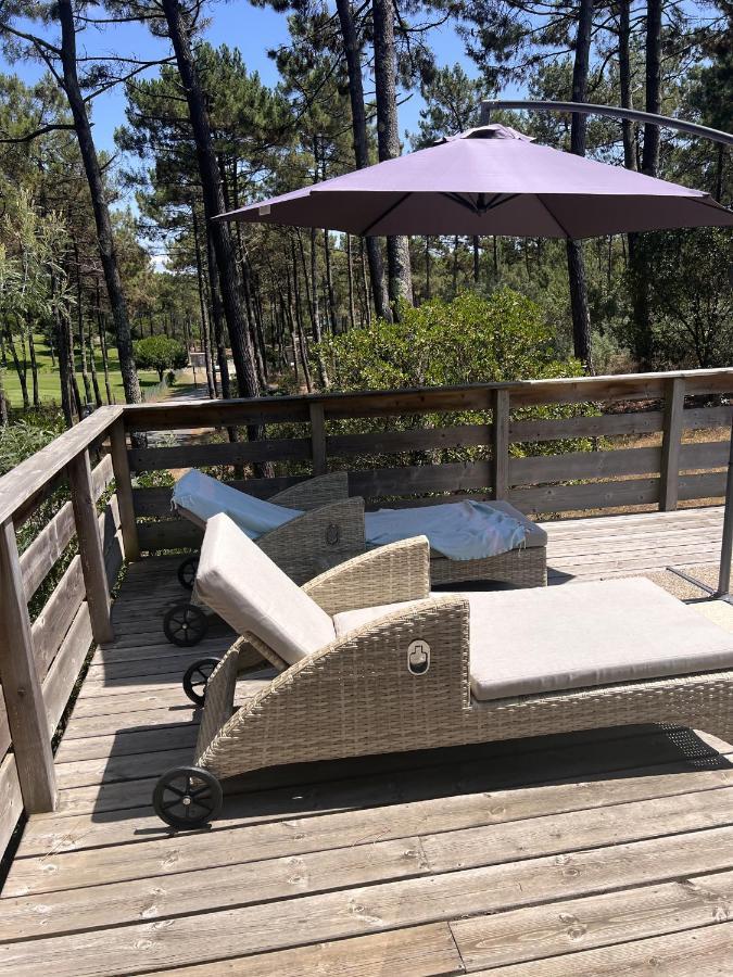 Chalet Du Bonheur - La Jenny Naturist Area Le Porge Luaran gambar